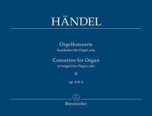 Concertos for Organ Op.4 Volume II Nos. 4-6