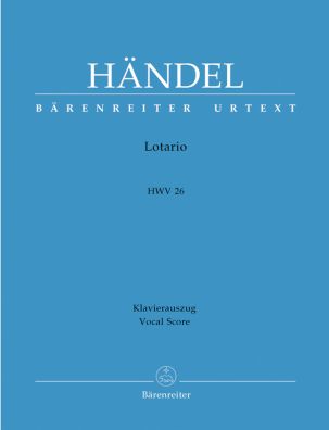 Lotario (HWV 26) (Vocal Score)