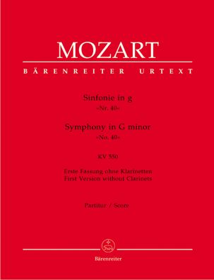 Symphony No.40 in G minor (K.550) (Full Score first version without clarinets)
