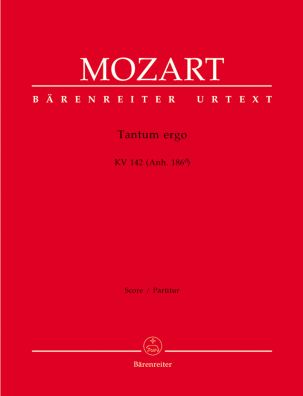 Tantum ergo in B-flat (K.142) (Full Score)