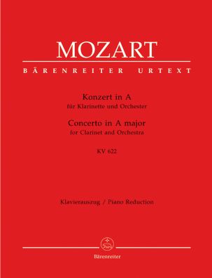 Concerto for Clarinet in A major (K.622) (Clarinet in A & Piano)