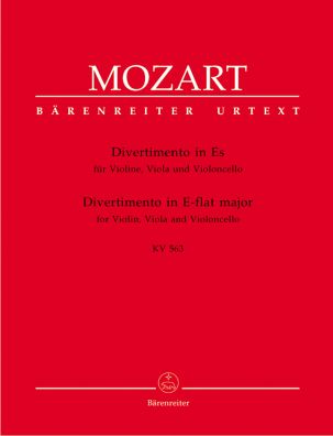 Divertimento in E-flat major for Violin, Viola and Violoncello (K.563)