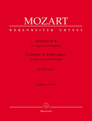 Concerto for Bassoon in B-flat major (K.191) (Full Score)