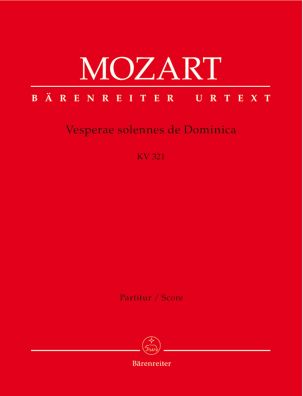Vesperae solennes de Dominica (K.321) (Full Score)