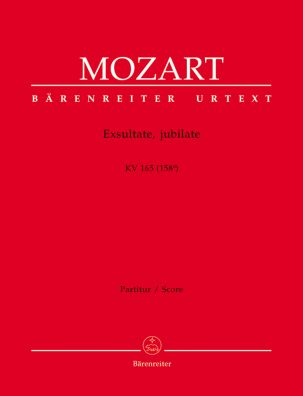 Exsultate, jubilate (K.165) (Full Score)