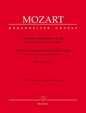 Sinfonia concertante for Violin, Viola and Orchestra in E-flat major (K.364) (Violin, Viola & Piano)