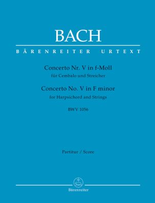 Concerto for Harpsichord No.5 in F minor (BWV 1056) (Full Score)