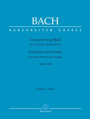 Concerto for Harpsichord in G minor (BWV 1058) (Full Score)