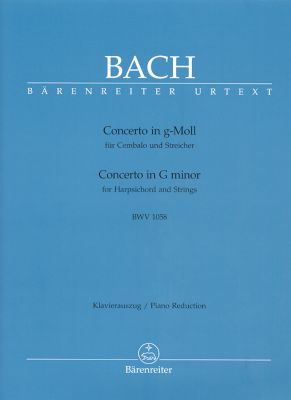 Concerto for Harpsichord in G minor (BWV 1058) (two-piano reduction)