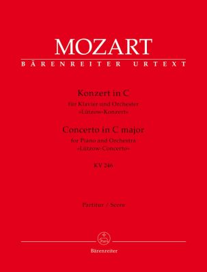 Concerto for Piano No.8 in C major (K.246) (Lützow) (Full Score)