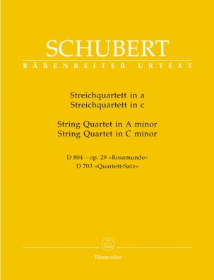 String Quartet A minor Op.29 D 804 (Rosamunde) & Quartet Movement C minor D 703 (Quartettsatz)