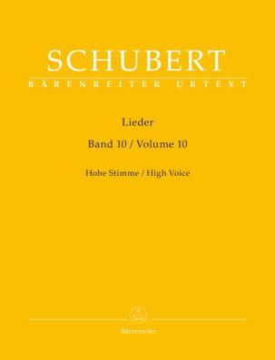 Lieder Volume 10, High Voice & Piano
