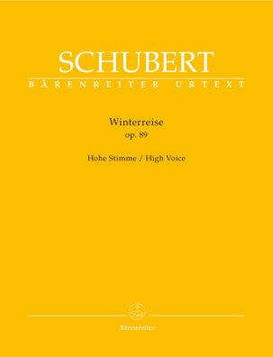 Winterreise Op.89 D 911 High Voice & Piano