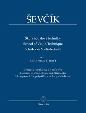 School of Violin Technique Op.1 Vol.4: Exercises in Double Stops & Harmonics