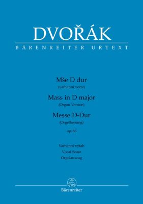 Mass in D major Op.86 Organ Version (Vocal Score)