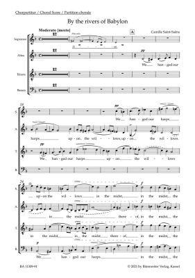 By the rivers of Babylon (Choral Score)