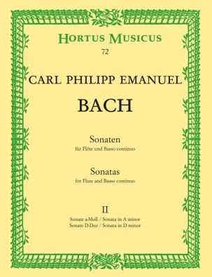 Sonatas for Flute and Basso continuo Volume II