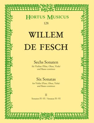 Six Sonatas Bk.II Nos.4-6 for Violin (Flute, Oboe) & Basso continuo