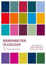 Bärenreiter New Publications I/2025