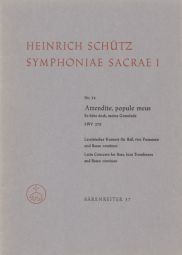 Symphoniae Sacrae I, No. 14: Attendite, popule meus (SWV 270)