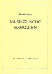 Musikalische Exequien (SWV 279-281) (Full Score)