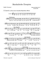 Musikalische Exequien (SWV 279-281) (Bass voice)