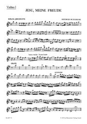 Jesu, meine Freude (BuxWV 60) (Violin I)