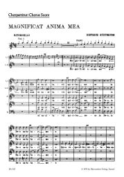 Magnificat anima mea (BuxWV-Anh 1) (Choral Score)