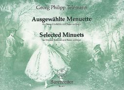 Selected Minuets for Descant Recorder (Violin, Flute, Viola da gamba) and Basso continuo (TWV 34)