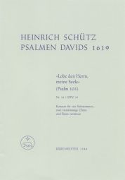 Psalm 103: Lobe Den Herren, Meine Seele (SWV 39)