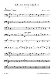 Psalm 103: Lobe Den Herren, Meine Seele (SWV 39) Basso Continuo