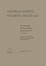 Psalm 122: Ich Freue Mich Des (SWV 26) Score