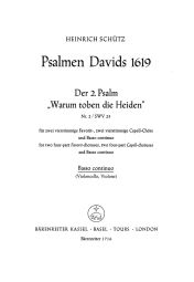 Psalm 2: Warum Toben Die Heiden (SWV 23) Cello