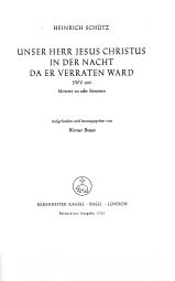 Unser Herr Jesus Christ (SWV 495)
