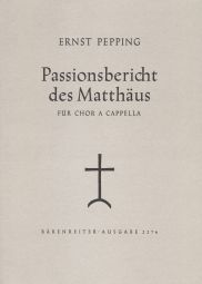 Passionsbericht des Matthäus (St Matthew Passion)