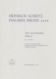 Psalm 8 - Herr, unser Herrscher (SWV 27) (Full Score)