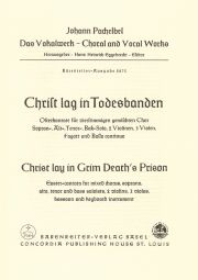 Christ lag in Todesbanden (Christ lay in grim death's prison) (Full Score)