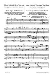 Christ lag in Todesbanden (Christ lay in grim death's prison) (Violin I/II)