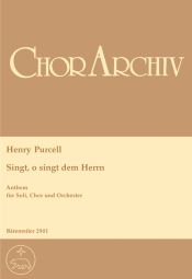 O Sing Unto the Lord (Singt, o singt dem Herrn) (Full Score)