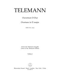 Overture in D (TWV 55: D21) Violin I