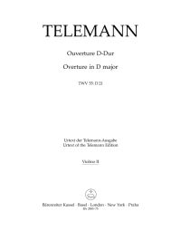 Overture in D (TWV 55: D21) Violin II