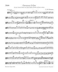 Overture in D (TWV 55: D21) Viola