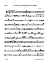 Overture Des Nations Anciens et Modernes (TWV 55: G4) Viola