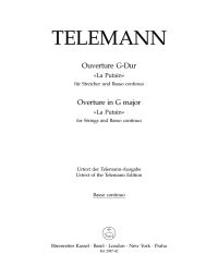 Overture in G: La Putain (TWV 55: G1) Cello/Double Bass