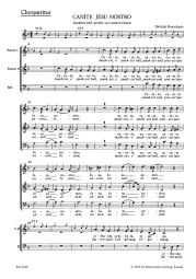 Canite Jesu nostro (BuxWV 11) Choral Score