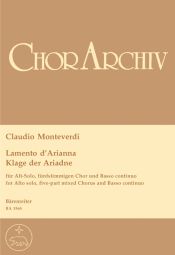 Lamento d'Arianna Full Score