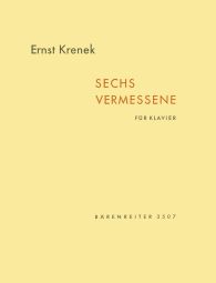 Sechs Vermessene Op.168 (Piano)