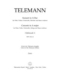 Concerto for Flute, Violin, Violoncello, Strings & Basso Continuo in A major (TWV 53:A2) (Flute)