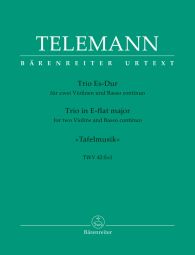Trio for two Violins and Basso continuo in E-flat major (TWV 42:Es1) (Score & Parts)