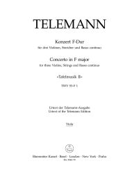 Concerto in F major for 3 Violins (TWV 53:F1) (Viola)
